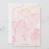 Invitation Blush White Floral & Eucalyptus Girl 3e anniversai (Dos)