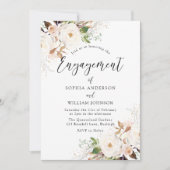 Invitation Blush White Wonderland Flowers (Devant)