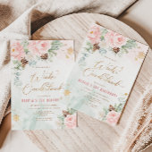 Invitation Blush Winter Onederland 1er anniversaire