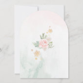 Invitation Blush Winter Onederland 1st birthday (Dos)