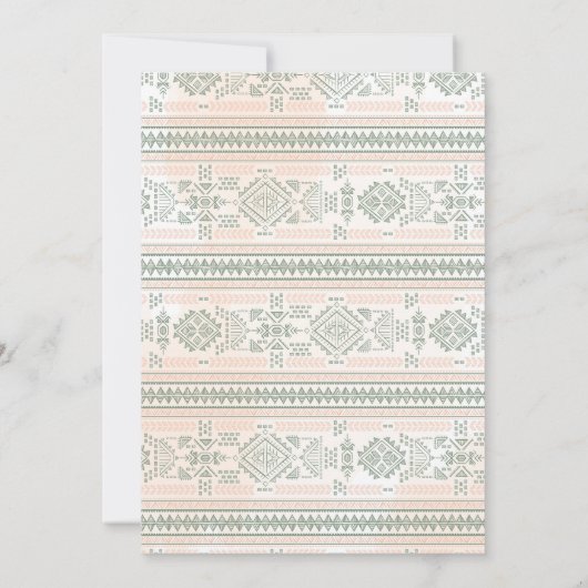 Invitation Blushing Dream Boho Dreamcatcher Mariage (Dos)