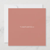 Invitation Blushing Petals and Silver Swirls Wedding (Dos)