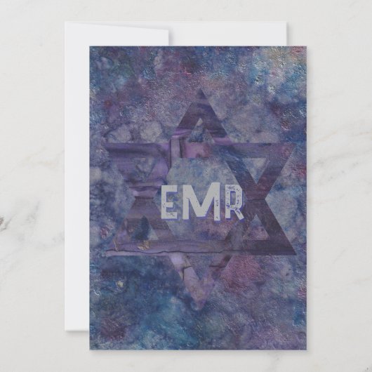 Invitation BM Bar ou Bat mitzvah (Dos)