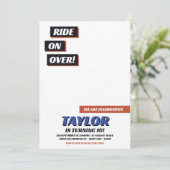 Invitation BMX Bike Anniversaire (Debout devant)