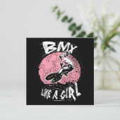 Invitation BMX Comme Une Fille (Debout devant)