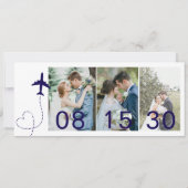 Invitation Boarding Pass Save the Date | Destination Wedding  (Dos)