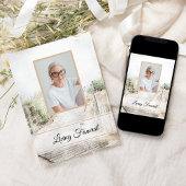 Invitation Boardwalk to Beach Living Funeral Party