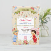 Invitation Boardwalk Victoriana Beach Summer Gender Revela (Debout devant)