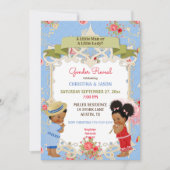 Invitation Boardwalk Victoriana Beach Summer Gender Revela (Devant)