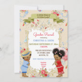 Invitation Boardwalk Victoriana Beach Summer Gender Revela (Devant)