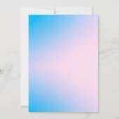 Invitation Boba ou pas de Boba Bubble Tea Boba Révélation du (Dos)