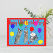 Invitation Bobine de (Debout devant)