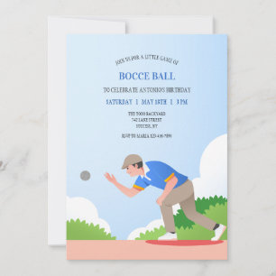 Invitation Bocce Ball