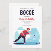 Invitation Bocce Ball 2 (Devant / Derrière)