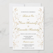 Invitation Boda de oro éditable (Devant)