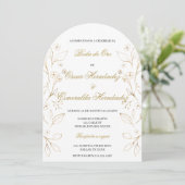 Invitation Boda de oro éditable (Debout devant)