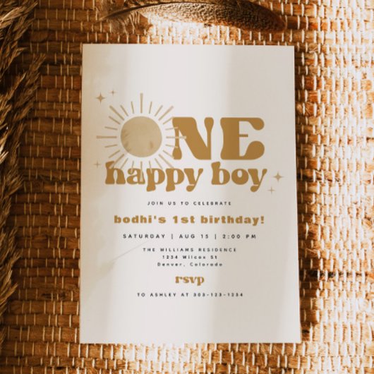 Invitation BODHI Un Joyeux Garçon Premier Voyage Autour Du So