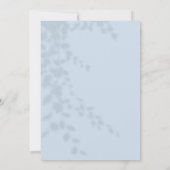 Invitation Body bébé garçon musulman islamique Aqiqah bleu (Dos)