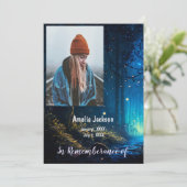 Invitation Bogue de foudre de l'Invitation du service commémo (Debout devant)