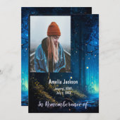 Invitation Bogue de foudre de l'Invitation du service commémo (Devant / Derrière)