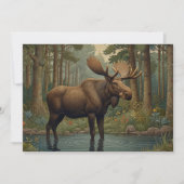 Invitation Bohème bohème d'orignal rustique (Devant)