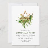 Invitation Bohème Composition NOËL Fête de VACANCES (Devant)