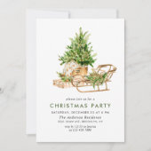 Invitation Bohème Composition NOËL Fête de VACANCES (Devant)