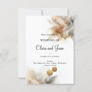Invitation Bohème de Bohême beige