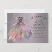Invitation Bohême Fairy Ball Gown | Boudin Ombre (Devant)