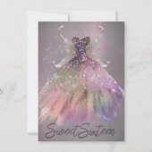 Invitation Bohême Fairy Ball Gown | Boudin Ombre (Devant)