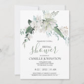 Invitation Bohème Florale Douche nuptiale (Devant)