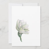 Invitation Bohème Florale Douche nuptiale (Dos)