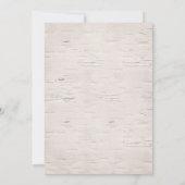 Invitation Bohème - Mariage bleu marine (Dos)