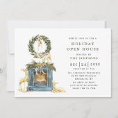 Invitation Bohème Noël Composition Déjeuner de vacances (Devant)