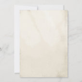 Invitation Bohème Peacock Plumes Fête des mariées Turquoise (Dos)