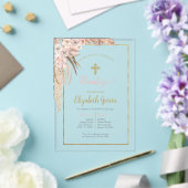 Invitation bohème pour baptême (Insitu (Mariage))