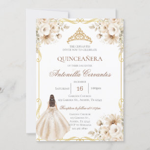 Invitation Bohème pour Quinceanera