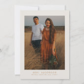 Invitation BOHEME Terracotta Floral Boho Arch Fête des mariée (Dos)