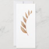 Invitation Bohemian Chic Mariage floral (Dos)