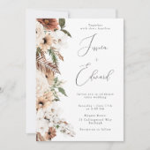 Invitation Bohemian Dream Floral Mariage (Devant)