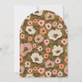 Invitation Bohemian romantic painted floral garden wedding (Dos)