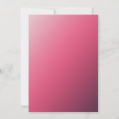 Invitation Boho 50e anniversaire Femme Pink Dancer Parties sc (Dos)