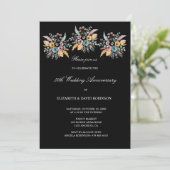 Invitation Boho 50e anniversaire mariage (Debout devant)