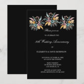 Invitation Boho 50e anniversaire mariage (Devant / Derrière)