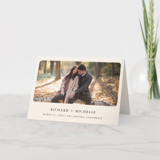 Invitation Boho Antlers Terracotta Floral QR Code Wedding (Devant)