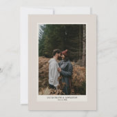 Invitation BOHO Aquarelle Chute Florale Pampas Herbe Élégante (Dos)