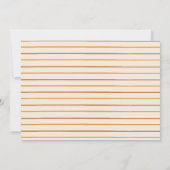 Invitation Boho Aquarelle voici le Baby shower Son (Dos)