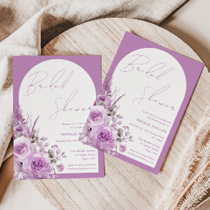 Invitation Boho Arch Belle Fête des mariées Florale