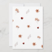 Invitation Boho Automne Notre Petit Sauvage Un Tourne Une Inv (Dos)