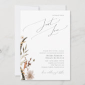 Invitation Boho Automne Rien De Fancy Just Love Mariage (Devant)